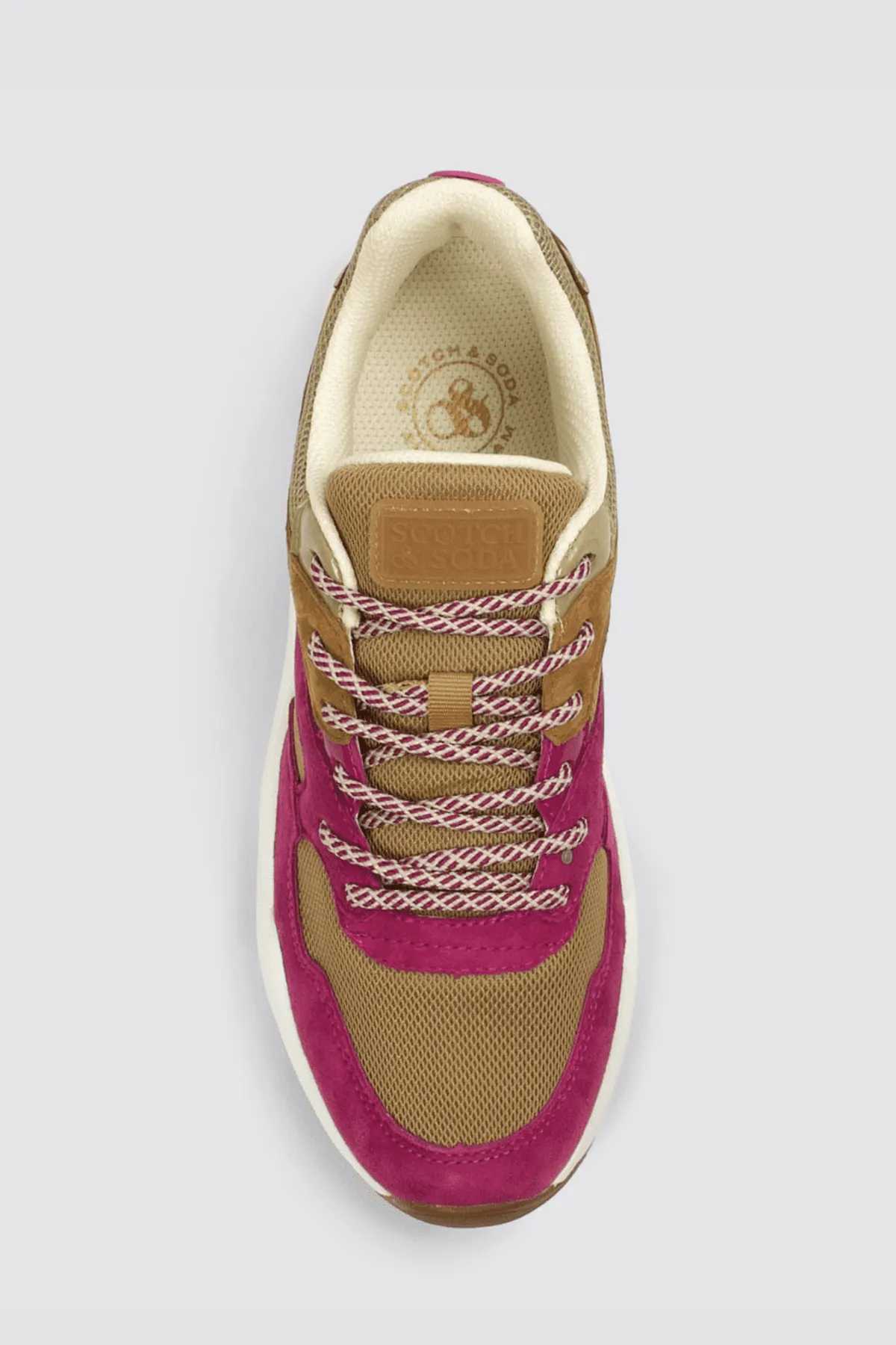 CELESTE SNEAKER BROWN/PURPLE MULTI