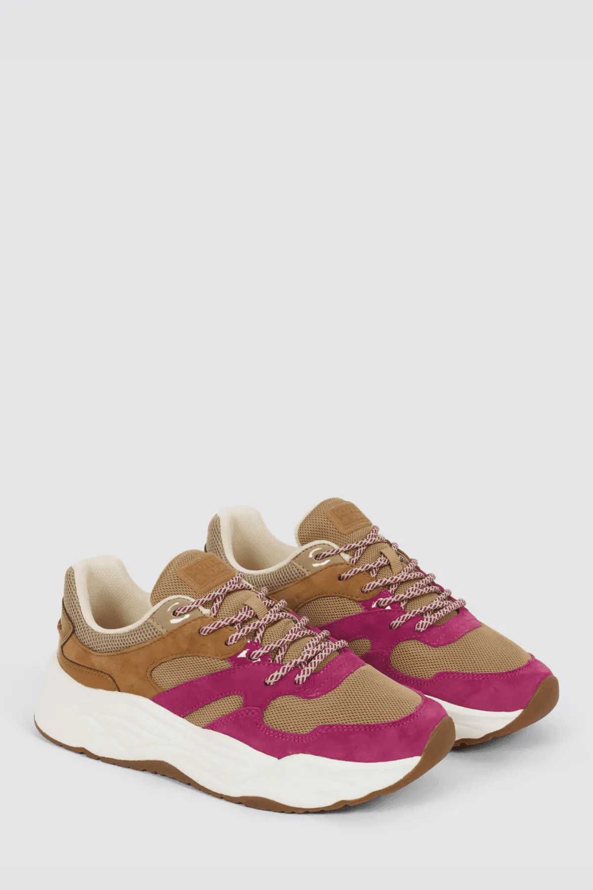 CELESTE SNEAKER BROWN/PURPLE MULTI
