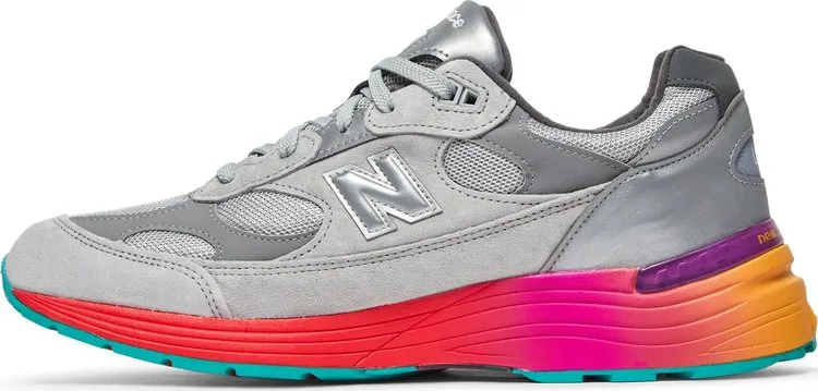 New Balance 992 Made in USA 'Grey Multi' Sneakers, Gray